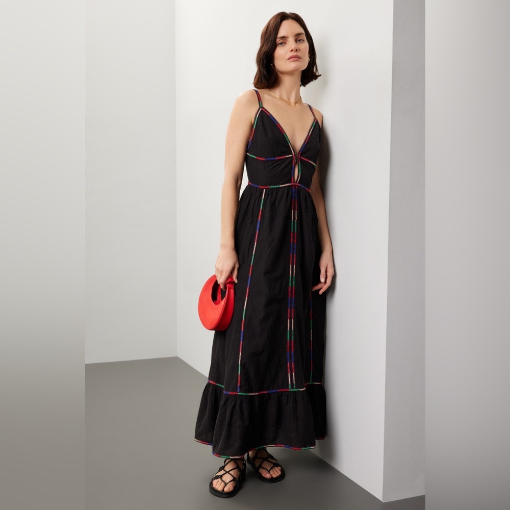 Scotch & Soda‎ Multicolor Embroidery Beaded Dress 36 US 4